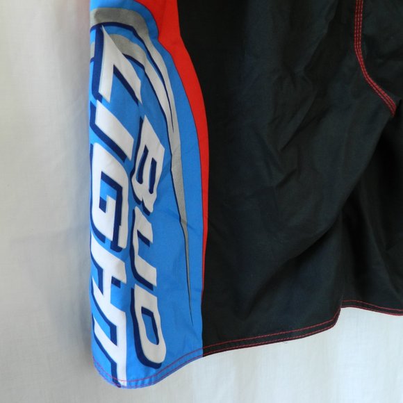 Budweiser Bud Light Mens Swim Trunk Shorts Size 38 - Picture 5 of 6